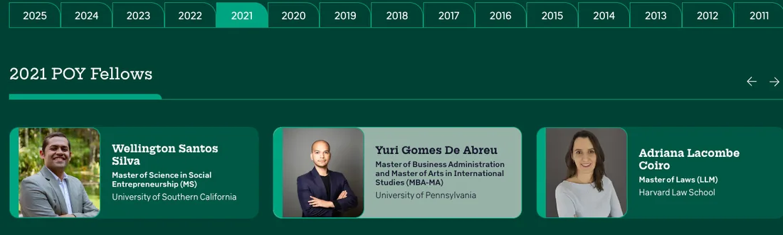 Brazilian-American Chamber — Person of the Year Fellow (2021)